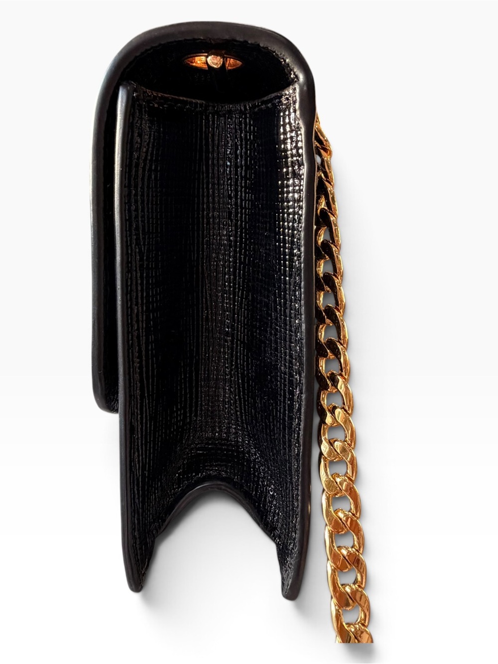 LIKE NEW Marc Jacobs The Turnlock Leather Crossbody Bag - Black - Picture 4 of 16